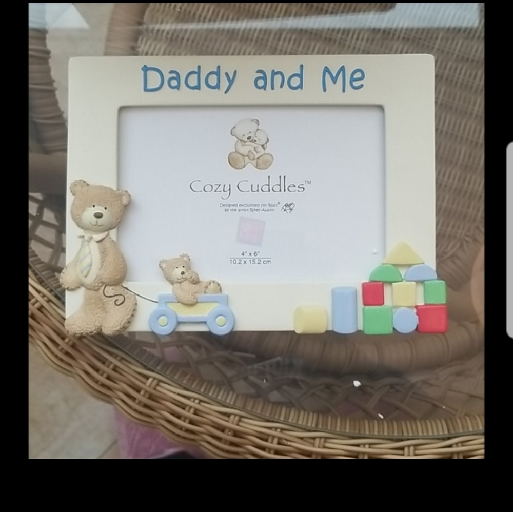 Daddy and me 4×6 picture frame